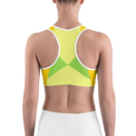 #bf382bb0 - Green Apple Mango Pear - ALTINO Sports Bra - Summer Never Ends Collection