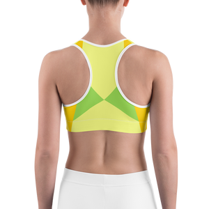 #bf382bb0 - Green Apple Mango Pear - ALTINO Sports Bra - Summer Never Ends Collection