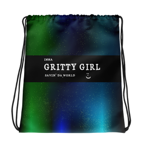 #87bedaa0 - Gritty Girl Orb 406308 - ALTINO Draw String Bag - Gritty Girl Collection