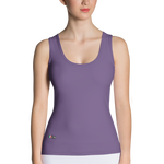 Violet - #b722de80 - Mulberry Scoop - ALTINO Fitted Tank Top - Gelato Collection - Stop Plastic Packaging - #PlasticCops - Apparel - Accessories - Clothing For Girls - Women Tops