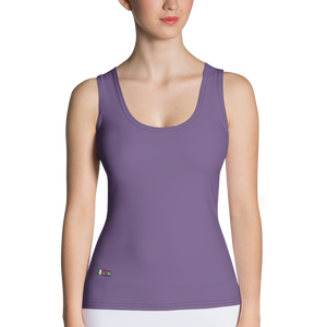 Violet - #b722de80 - Mulberry Scoop - ALTINO Fitted Tank Top - Gelato Collection - Stop Plastic Packaging - #PlasticCops - Apparel - Accessories - Clothing For Girls - Women Tops