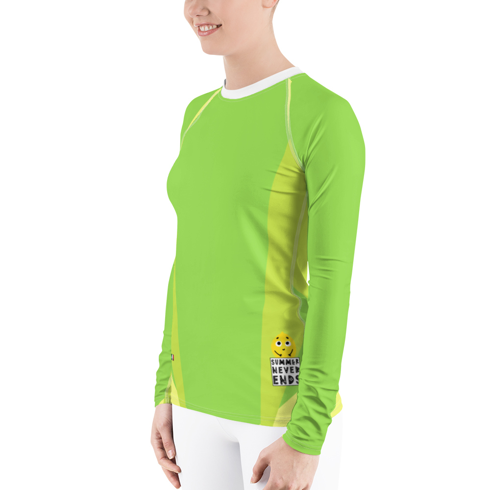 #1359f5b0 - Green Apple Kiwi Pear - ALTINO Body Shirt - Summer Never Ends Collection