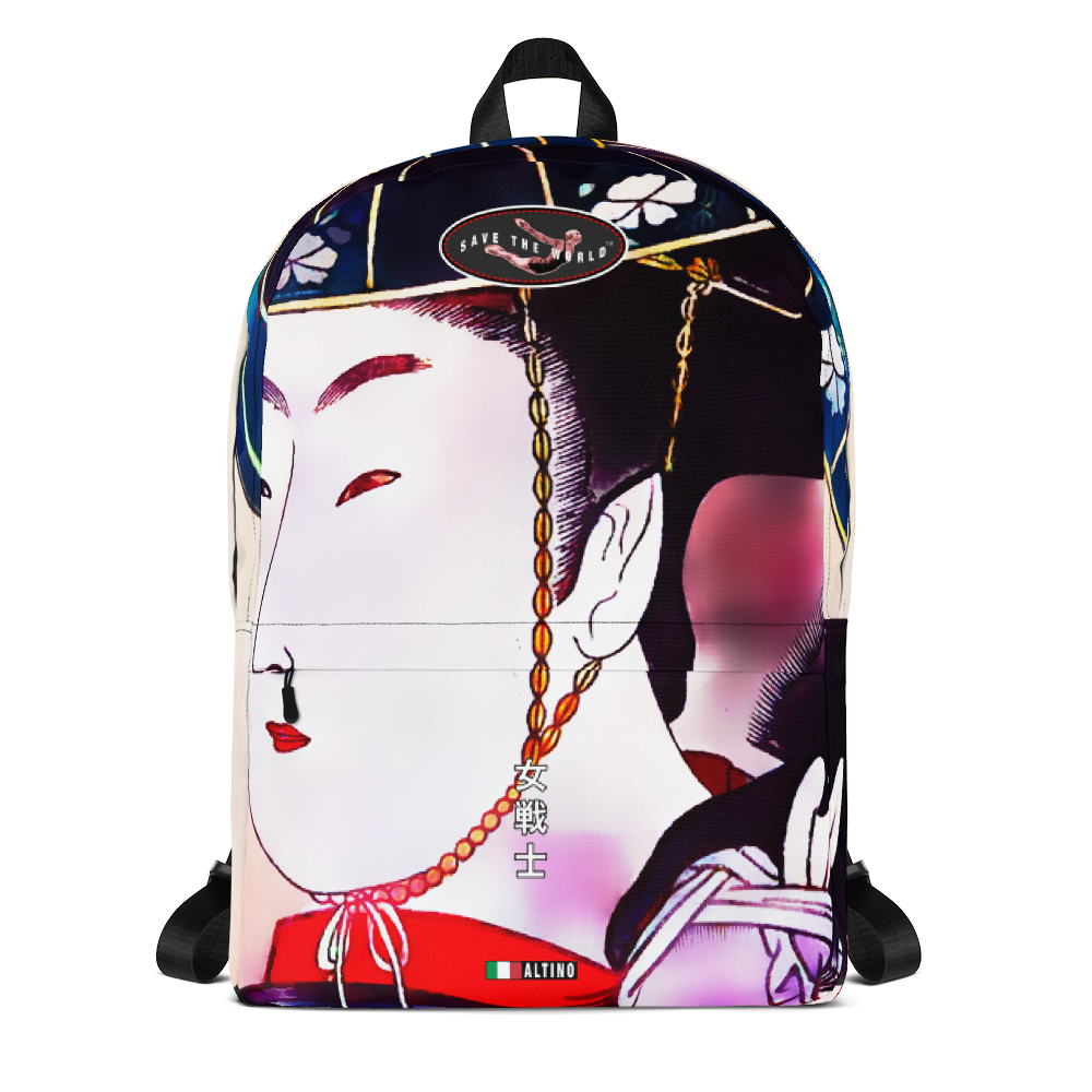 Black - #f43422a0 - ALTINO Senshi Backpack - Senshi Girl Collection - Sports - Stop Plastic Packaging - #PlasticCops - Apparel - Accessories - Clothing For Girls - Women Handbags