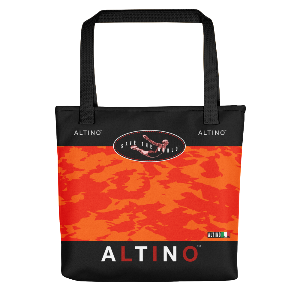 Red - #44b49fa0 - Orange Maraschino Cherry Frost - ALTINO Tote Bag - Sports - Stop Plastic Packaging - #PlasticCops - Apparel - Accessories - Clothing For Girls - Women Handbags
