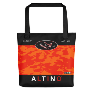 Red - #44b49fa0 - Orange Maraschino Cherry Frost - ALTINO Tote Bag - Sports - Stop Plastic Packaging - #PlasticCops - Apparel - Accessories - Clothing For Girls - Women Handbags