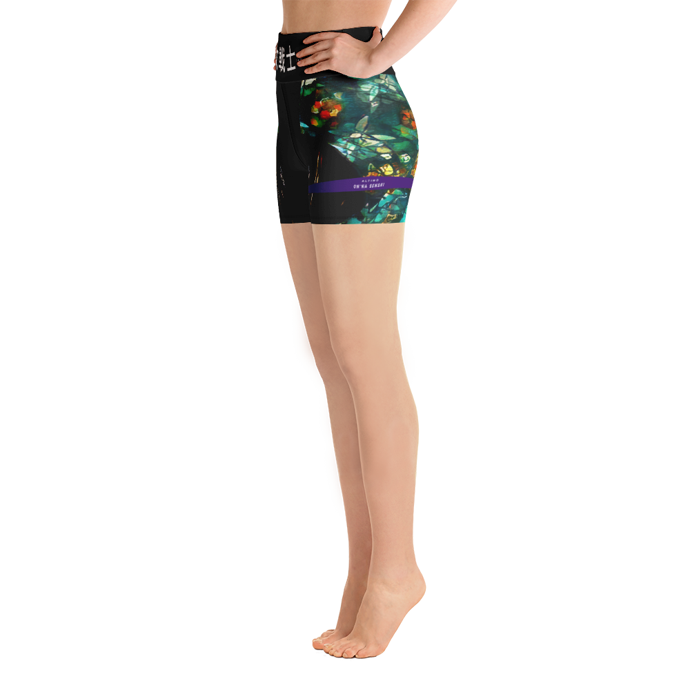 #bbd372a0 - ALTINO Senshi Yoga Shorts - Senshi Girl Collection