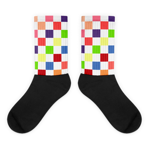#5a99ff90 - Fruit White - ALTINO Designer Socks - Summer Never Ends Collection