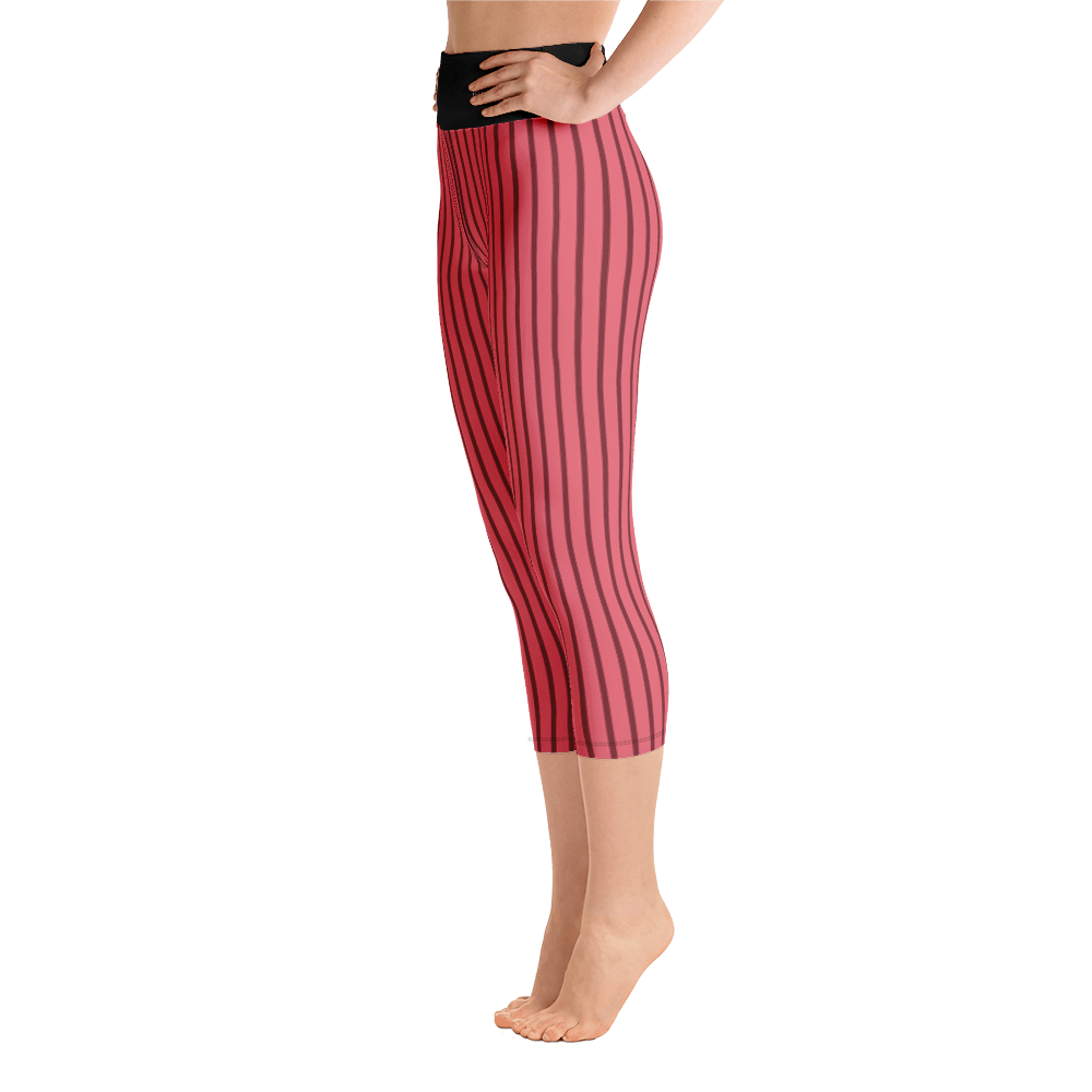 #df5c5280 - Watermelon Sour Cherry Sorbet - ALTINO Yummy Yoga Capri - Gelato Collection