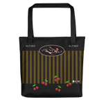 Black - #a69624a0 - Black Chocolate Deep Tangerine Spumoni - ALTINO Tote Bag - Gelato Collection - Sports - Stop Plastic Packaging - #PlasticCops - Apparel - Accessories - Clothing For Girls - Women Handbags
