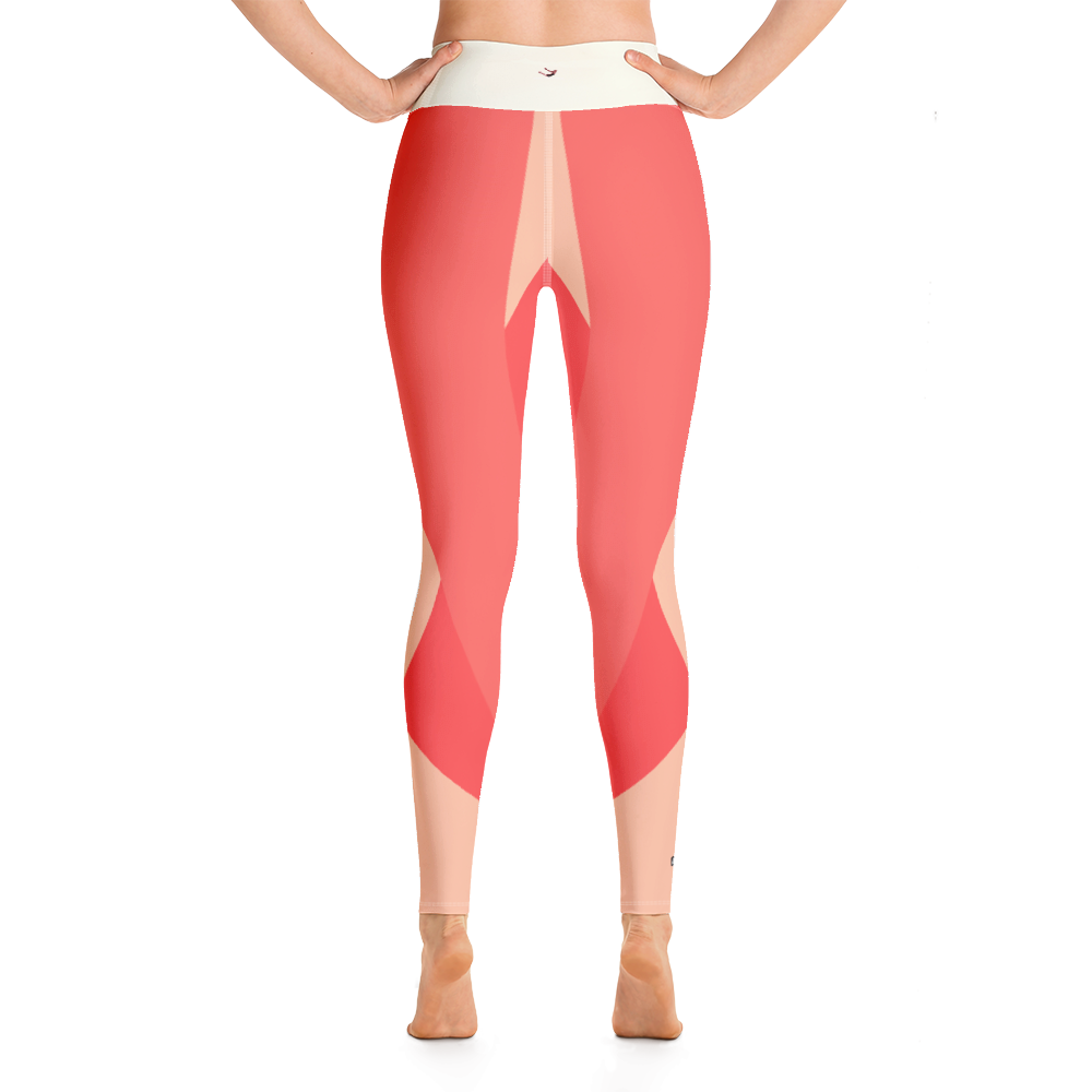 #f7235590 - Grapefruit Peach Watermelon - ALTINO Yoga Pants