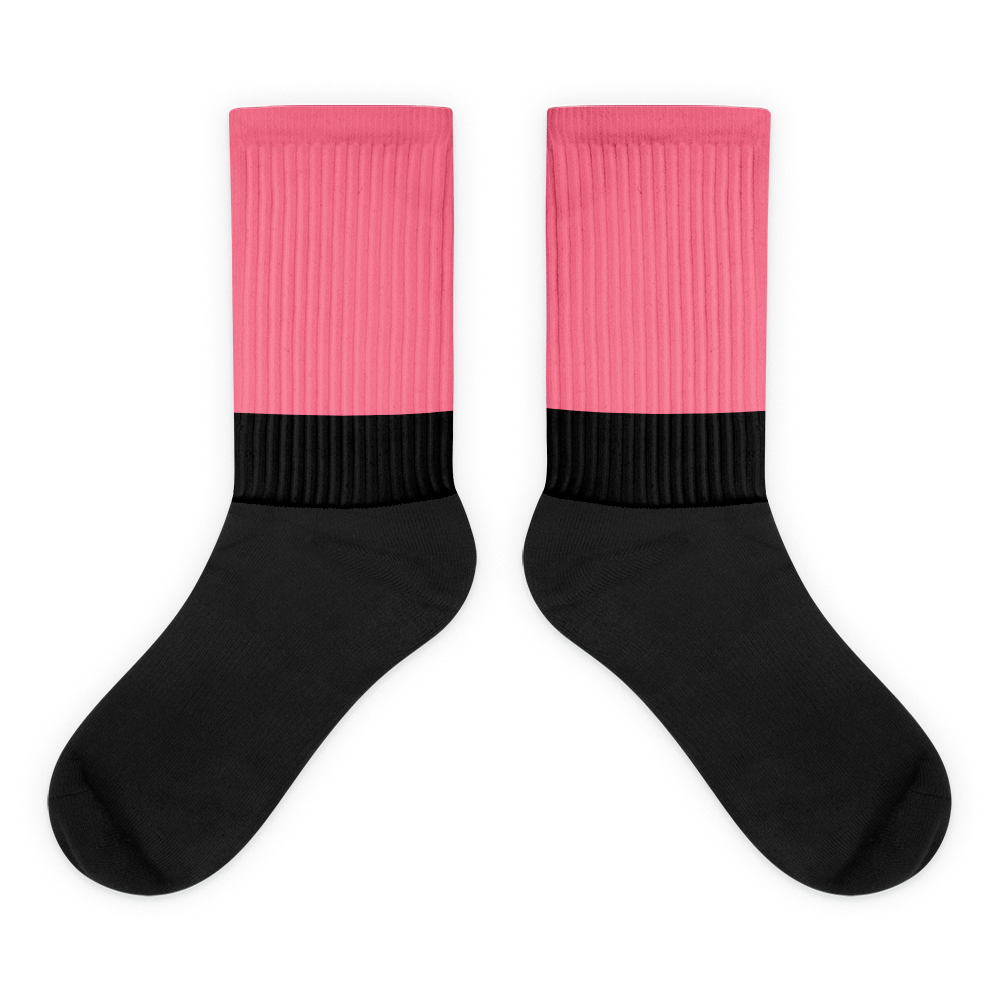 #97564080 - Strawberry Black - ALTINO Designer Socks - Summer Never Ends Collection