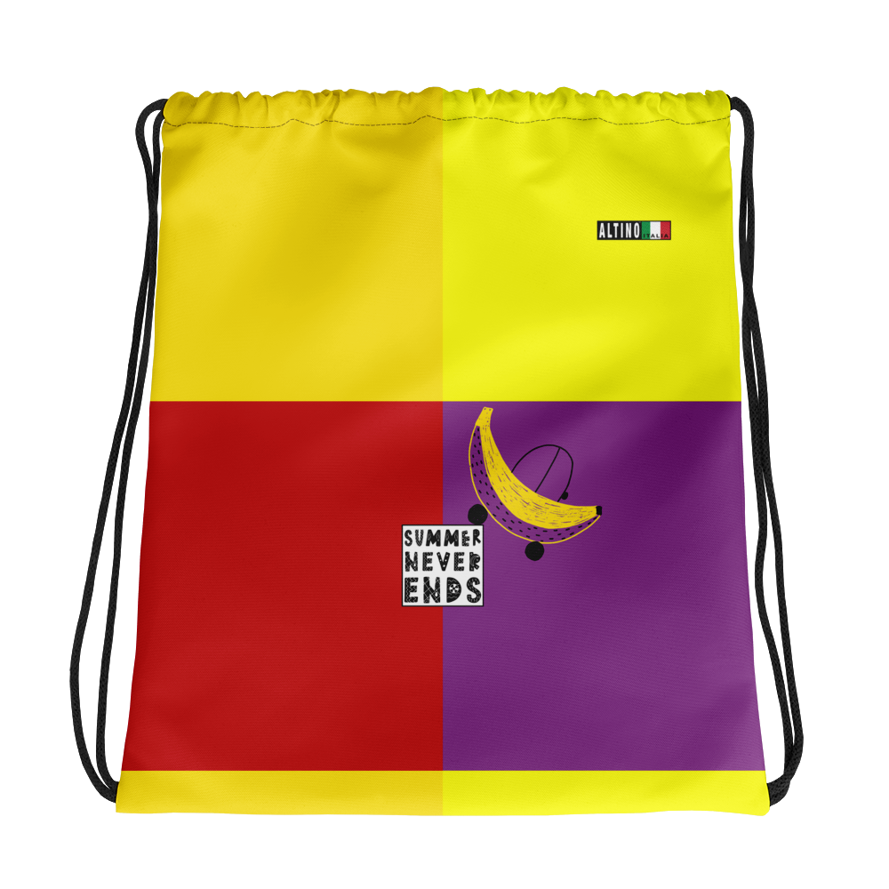 Amber - #6a81bfa0 - Pineapple Lemon Cherry Grape - ALTINO Draw String Bag - Sports - Stop Plastic Packaging - #PlasticCops - Apparel - Accessories - Clothing For Girls - Women Handbags