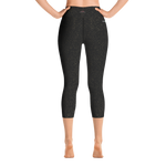 #df68a580 - Black Magic Gold Dust - ALTINO Yoga Capri - Gritty Girl Collection