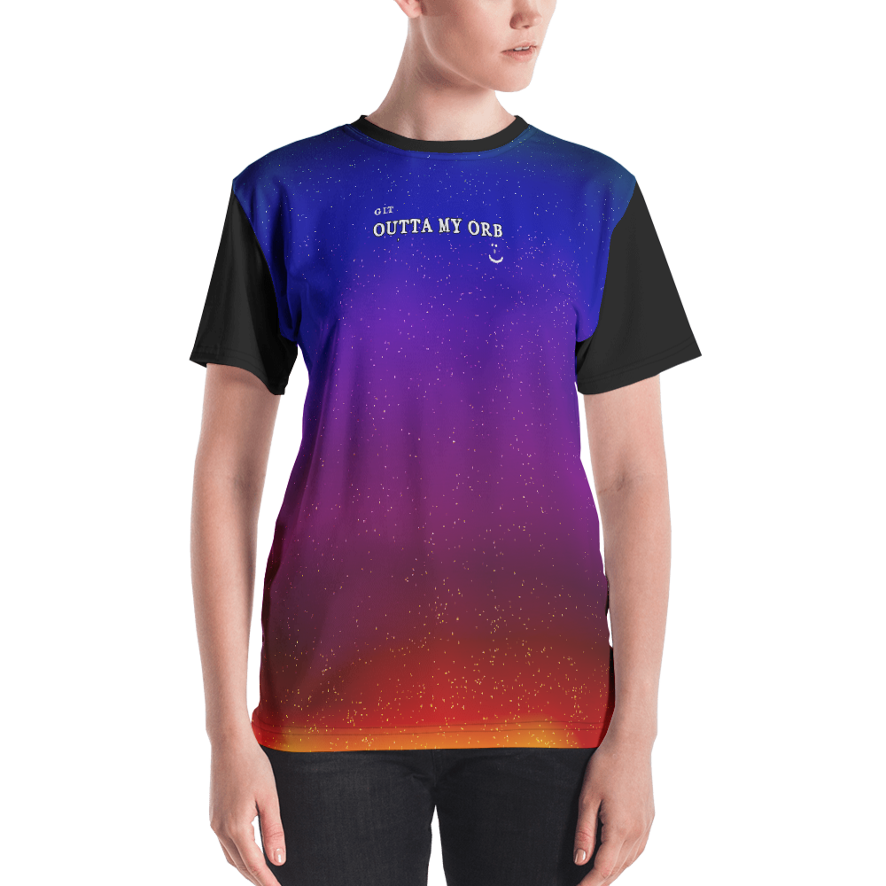 Black - #5fb0a220 - Gritty Girl Orb 436631 - ALTINO Crew Neck T - Shirt - Gritty Girl Collection - Stop Plastic Packaging - #PlasticCops - Apparel - Accessories - Clothing For Girls - Women Tops