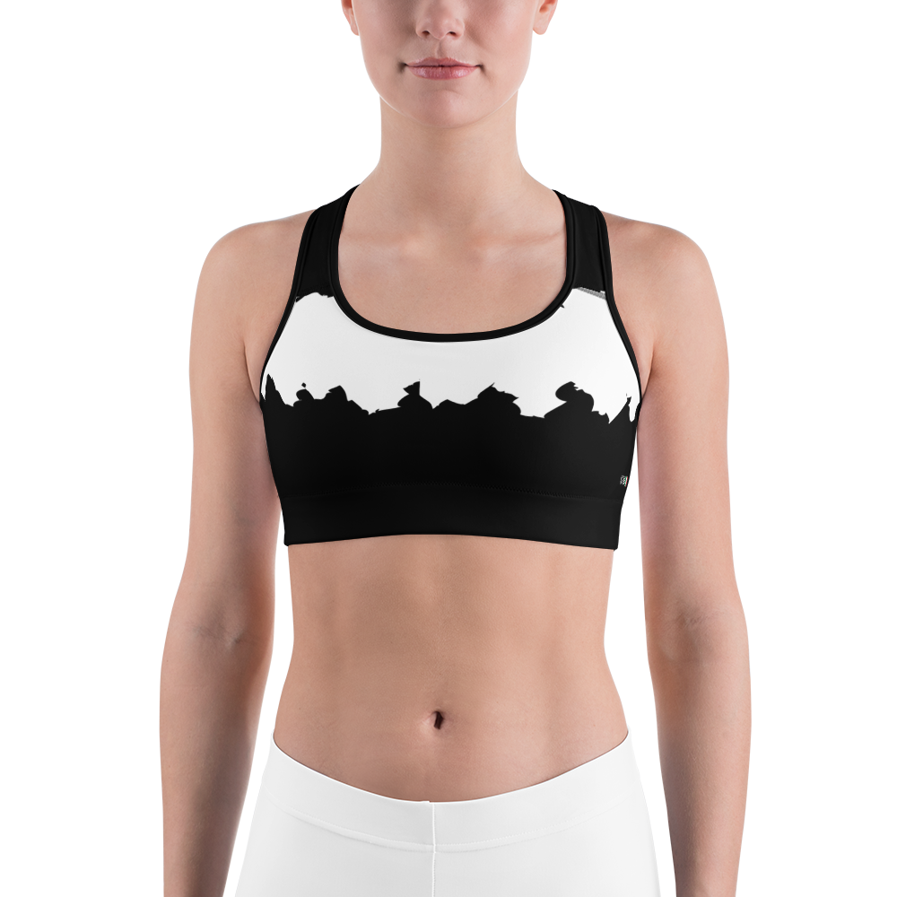 Black - #7cd04980 - ALTINO Sports Bra - Noir Collection - Stop Plastic Packaging - #PlasticCops - Apparel - Accessories - Clothing For Girls -