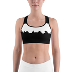 Black - #7cd04980 - ALTINO Sports Bra - Noir Collection - Stop Plastic Packaging - #PlasticCops - Apparel - Accessories - Clothing For Girls -