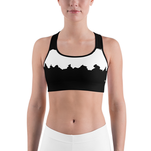 Black - #7cd04980 - ALTINO Sports Bra - Noir Collection - Stop Plastic Packaging - #PlasticCops - Apparel - Accessories - Clothing For Girls -