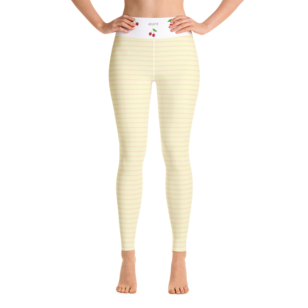 #274c5e90 - Banana Caramel Swirl - ALTINO Yummy Yoga Pants - Gelato Collection
