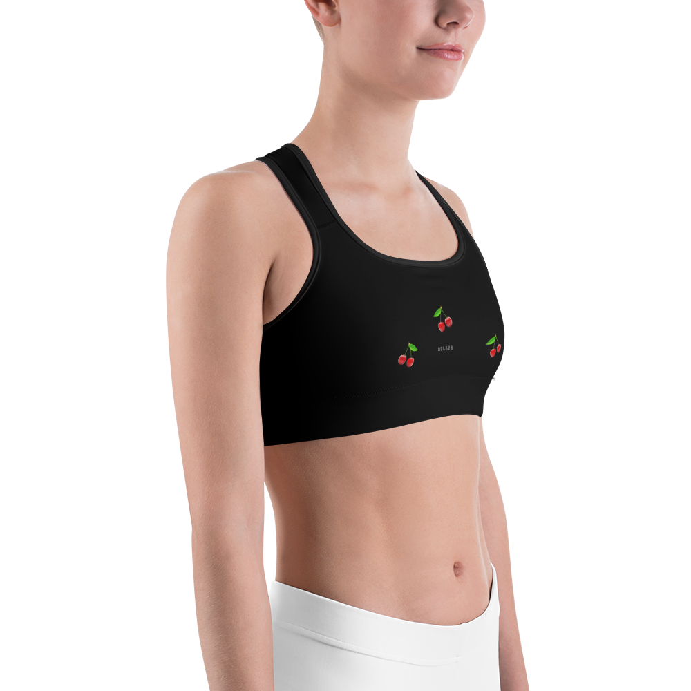 #694ed5a0 - Lime Mint Chocolate Chip Stracciatella - ALTINO Sports Bra