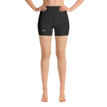 Black - #cf935f80 - Black Magic Super Gold - ALTINO Yoga Shorts - Gritty Girl Collection - Stop Plastic Packaging - #PlasticCops - Apparel - Accessories - Clothing For Girls - Women Pants
