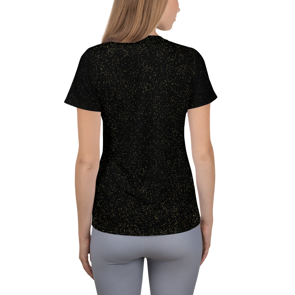 #782c4d00 - Black Magic Gold Dust - ALTINO Mesh Shirts - Gritty Girl Collection