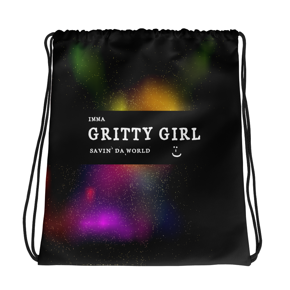 #b3247aa0 - Gritty Girl Orb 019877 - ALTINO Draw String Bag - Gritty Girl Collection