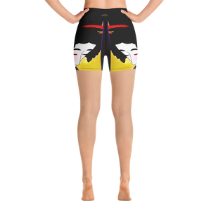 #c73811a0 - ALTINO Senshi Yoga Shorts - Senshi Girl Collection
