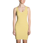 White - #829eb700 - Vanilla Bean Mango Stracciatella - ALTINO Fitted Dress - Gelato Collection - Stop Plastic Packaging - #PlasticCops - Apparel - Accessories - Clothing For Girls - Women Dresses