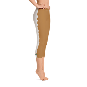 Orange - #bc0abd90 - Brittle Marshmallow Sorbet - ALTINO Sport Capri Leggings - Gelato Collection - Yoga - Stop Plastic Packaging - #PlasticCops - Apparel - Accessories - Clothing For Girls - Women Pants