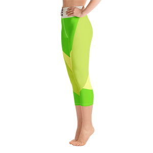 #a0a78f90 - Kiwi Lime Pear - ALTINO Yoga Capri - Summer Never Ends Collection