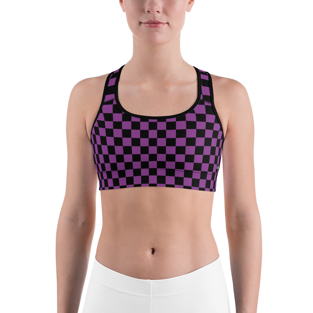 Magenta - #6357d1a0 - Grape Black - ALTINO Sports Bra - Summer Never Ends Collection - Stop Plastic Packaging - #PlasticCops - Apparel - Accessories - Clothing For Girls -