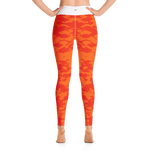 #21d3e3d0 - Orange Maraschino Cherry Frost - ALTINO Yoga Pants - Team GIRL Player