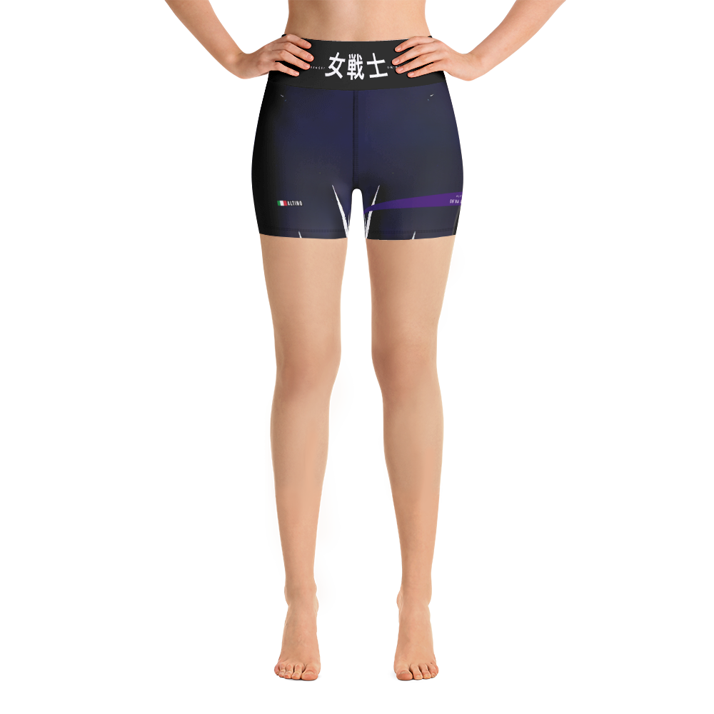 Black - #84f950a0 - ALTINO Senshi Yoga Shorts - Senshi Girl Collection - Stop Plastic Packaging - #PlasticCops - Apparel - Accessories - Clothing For Girls - Women Pants