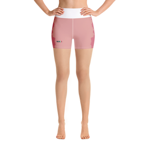 #81b58d90 - Guava Peppermint Sorbet - ALTINO Yummy Yoga Shorts - Gelato Collection