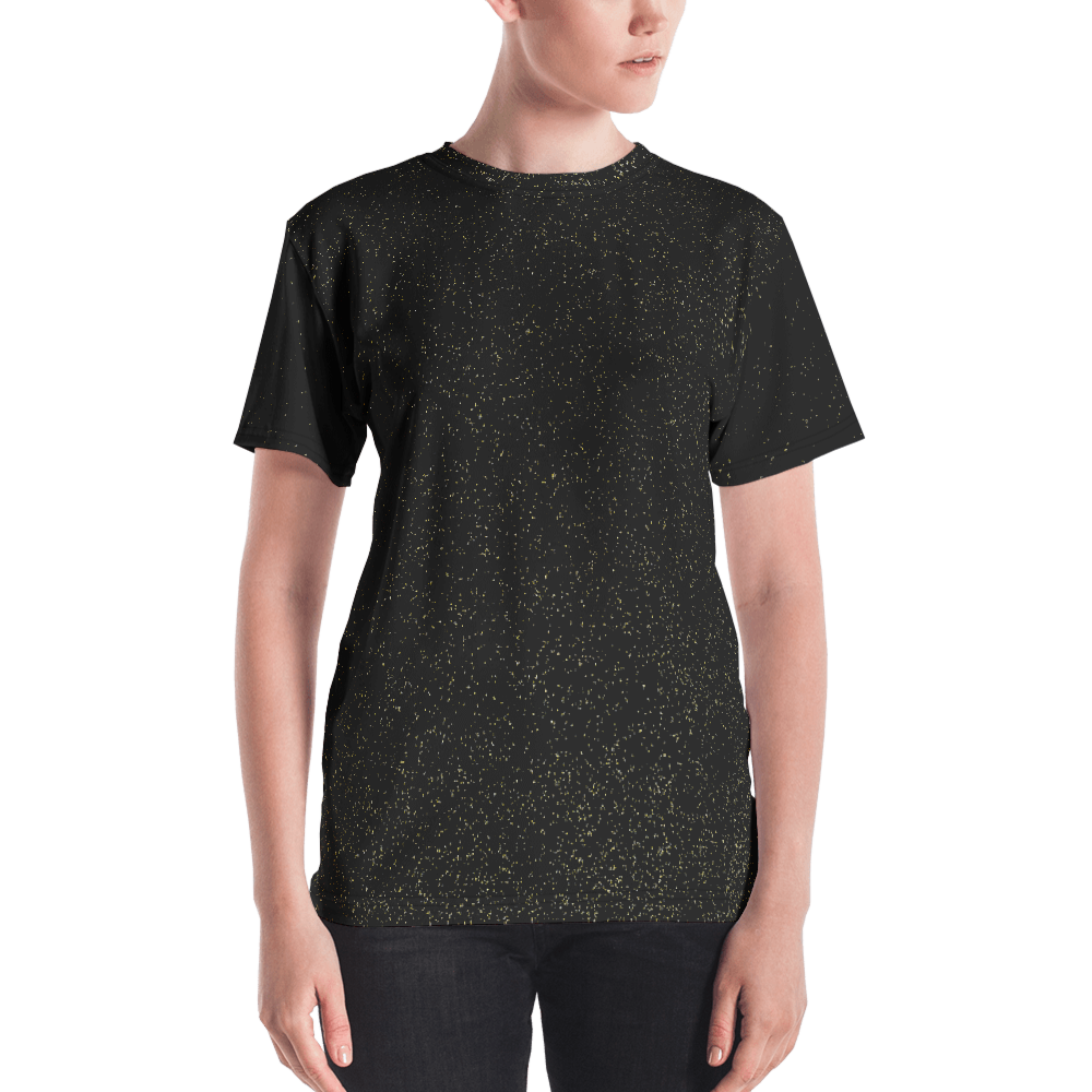 #f73ea700 - Black Magic Super Gold - ALTINO Crew Neck T - Shirt - Gritty Girl Collection