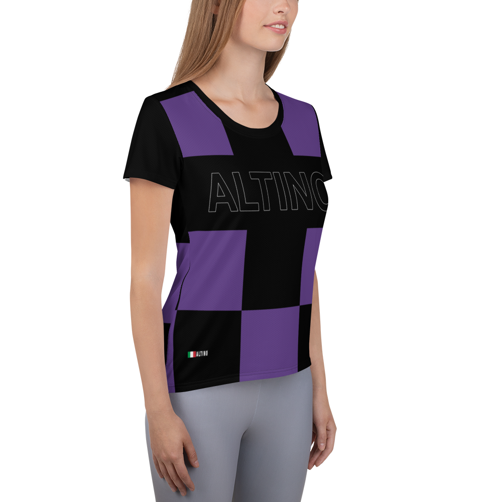 #6f2b96a0 - Grape Black - ALTINO Mesh Shirts - Summer Never Ends Collection