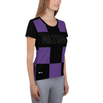 #6f2b96a0 - Grape Black - ALTINO Mesh Shirts - Summer Never Ends Collection