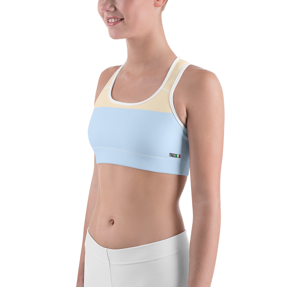 #36154190 - Vanilla Bean Peach Swirl - ALTINO Sports Bra - Gelato Collection