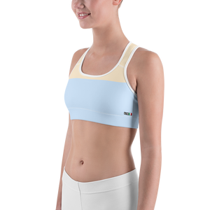 #36154190 - Vanilla Bean Peach Swirl - ALTINO Sports Bra - Gelato Collection