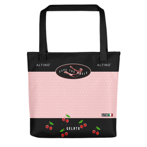 Red - #386dada0 - Strawberry Papaya Swirl - ALTINO Tote Bag - Gelato Collection - Sports - Stop Plastic Packaging - #PlasticCops - Apparel - Accessories - Clothing For Girls - Women Handbags