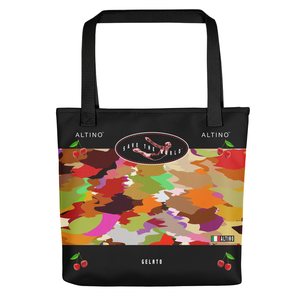Orange - #3c1deca0 - All Yummy Flavors Sundae - ALTINO Tote Bag - Gelato Collection - Sports - Stop Plastic Packaging - #PlasticCops - Apparel - Accessories - Clothing For Girls - Women Handbags