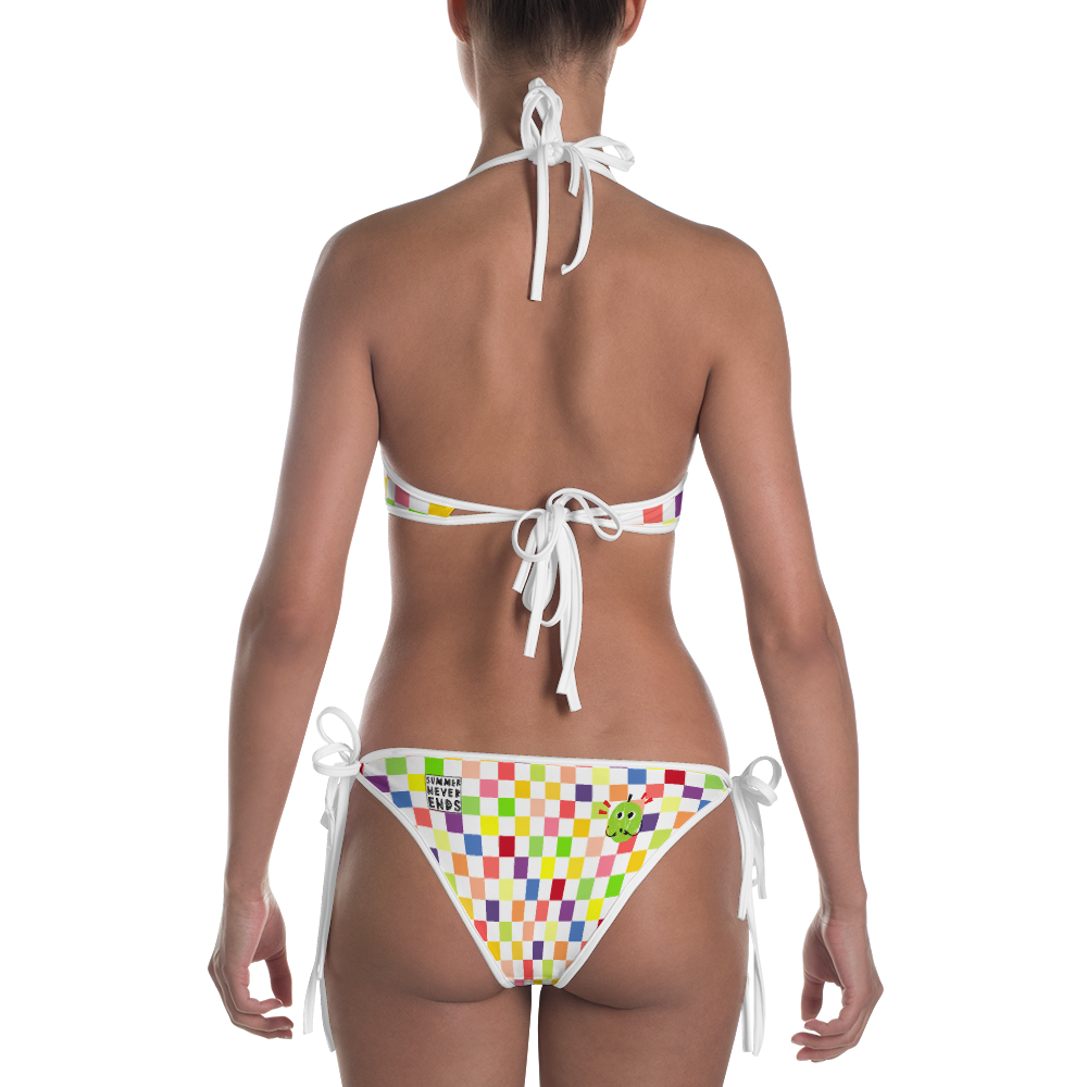 #3cabd710 - Fruit White - ALTINO Reversible Bikini - Summer Never Ends Collection