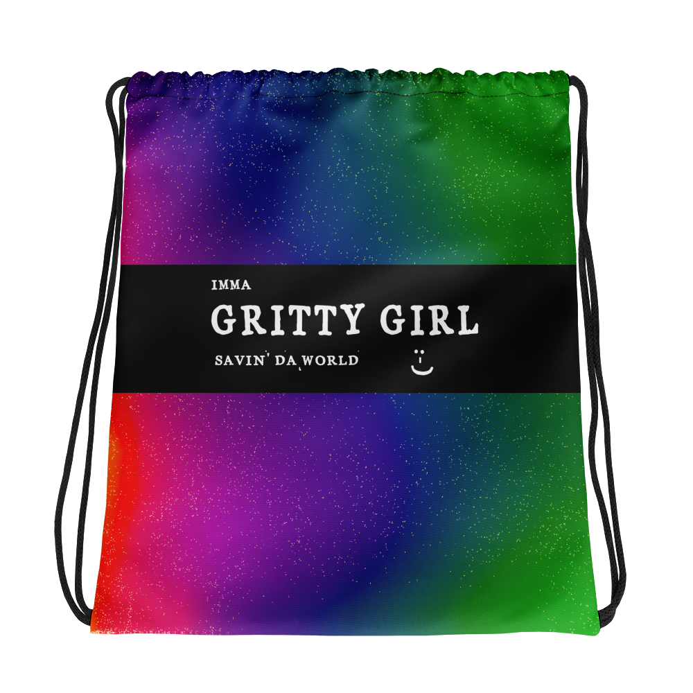 #017488a0 - Gritty Girl Orb 751730 - ALTINO Draw String Bag - Gritty Girl Collection