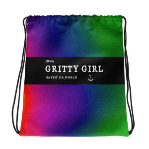 #017488a0 - Gritty Girl Orb 751730 - ALTINO Draw String Bag - Gritty Girl Collection