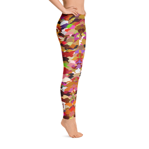 Orange - #642592c0 - Every Yummy Flavor Invented Sundae - ALTINO Fashion Sports Leggings - Fitness - Stop Plastic Packaging - #PlasticCops - Apparel - Accessories - Clothing For Girls - Women Pants