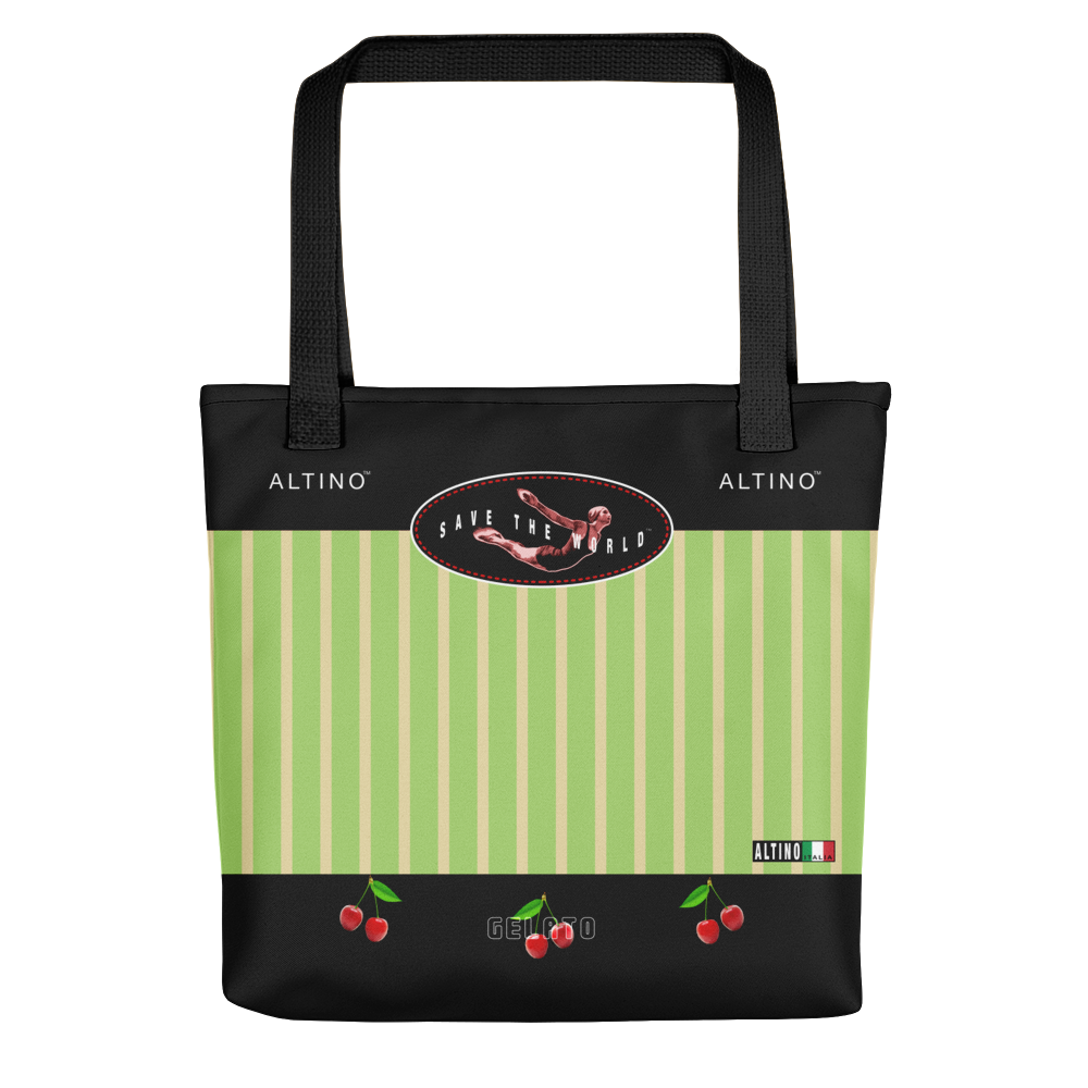 Lime Green - #42b63da0 - Kiwi Pear Stracciatella - ALTINO Tote Bag - Gelato Collection - Sports - Stop Plastic Packaging - #PlasticCops - Apparel - Accessories - Clothing For Girls - Women Handbags