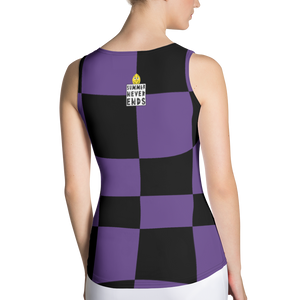 #d9b930a0 - Grape Black - ALTINO Fitted Tank Top - Summer Never Ends Collection