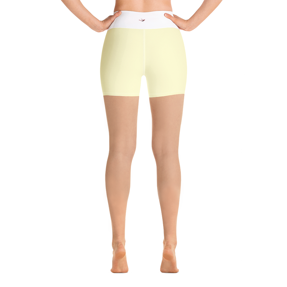 #5c1b5990 - Lime French Vanilla Swirl - ALTINO Yummy Yoga Shorts - Gelato Collection