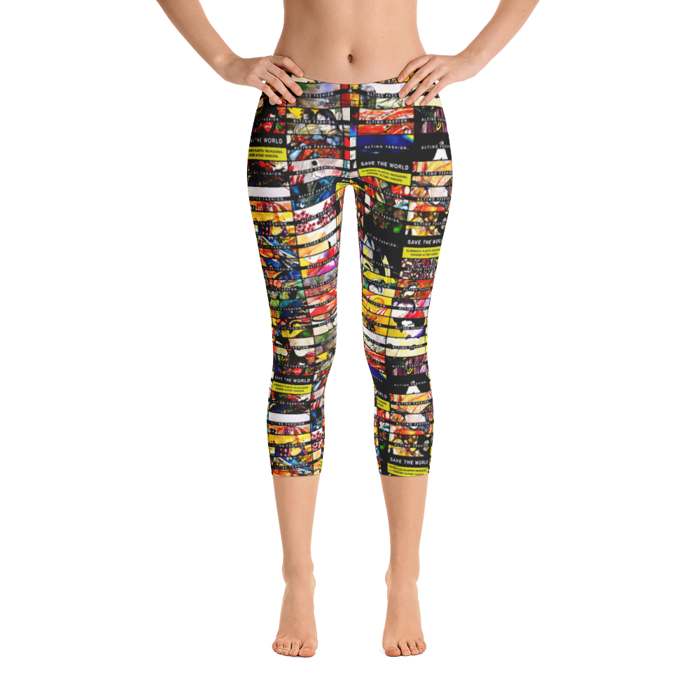 Black - #d1e1fb00 - ALTINO Senshi Capri - Senshi Girl Collection - Yoga - Stop Plastic Packaging - #PlasticCops - Apparel - Accessories - Clothing For Girls - Women Pants