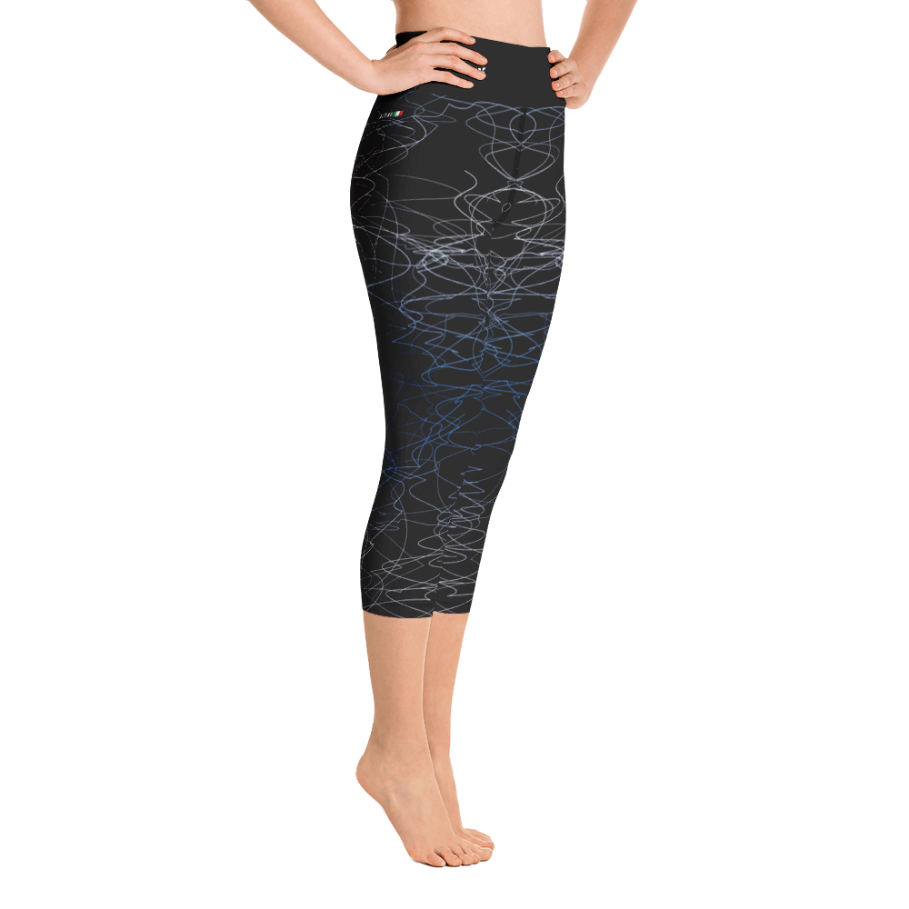 Black - #5607eb82 - ALTINO Yoga Capri - VIBE Collection - Stop Plastic Packaging - #PlasticCops - Apparel - Accessories - Clothing For Girls - Women Pants